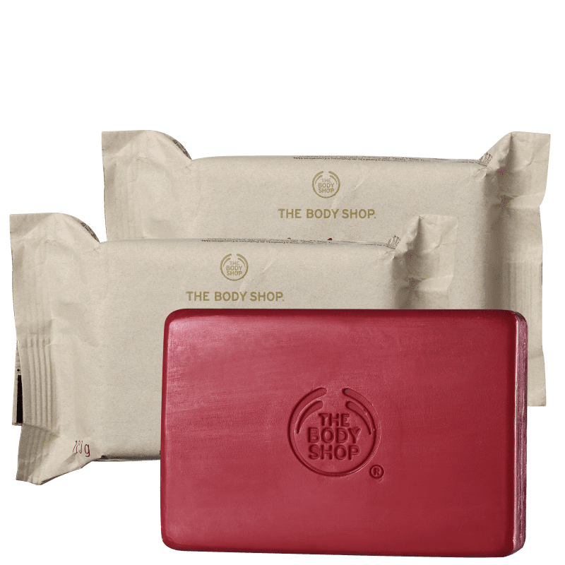 Kit The Body Shop Lolita Serum - Sabonete Hidratante 3x100g