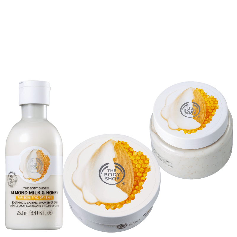 Kit The Body Shop Milk & Honey Completo (3 Produtos)