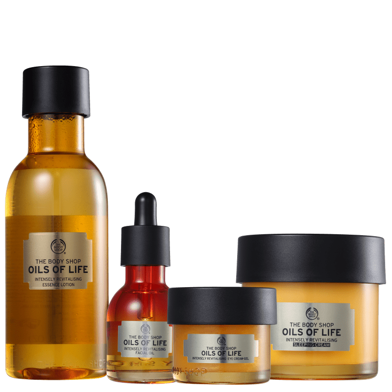 Kit The Body Shop Oils of Life Essenciais (4 Produtos)