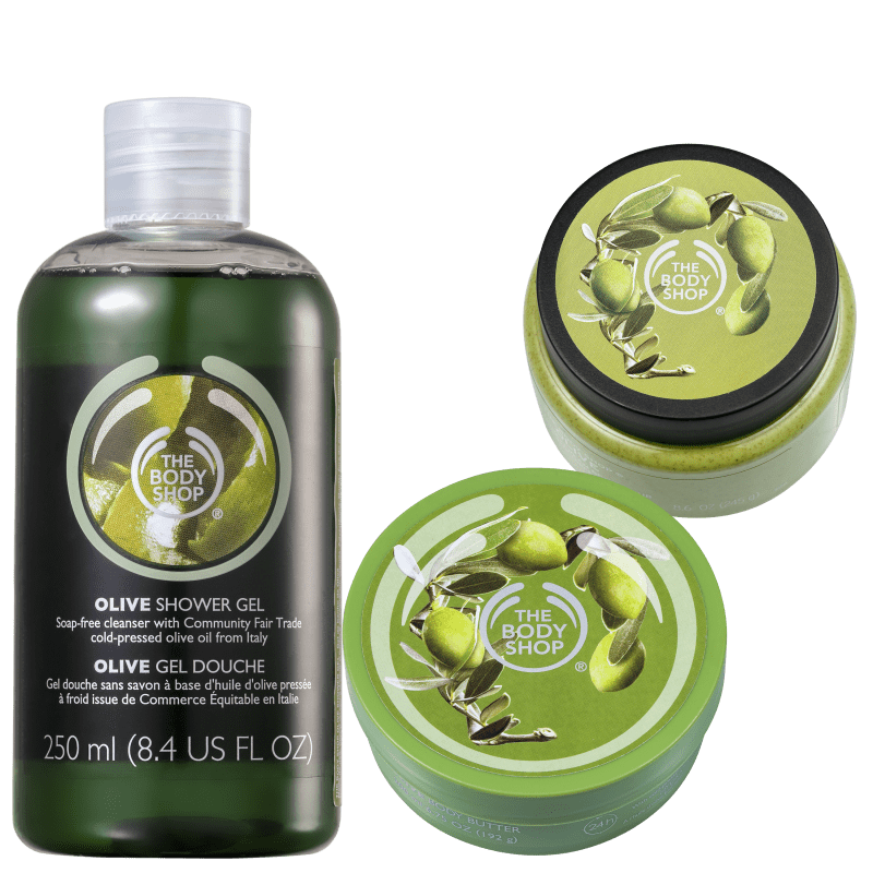 Kit The Body Shop Olive (3 Produtos)