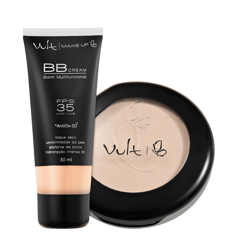 Kit Vult Make Up Balm Rosa Translúcido (2 produtos)