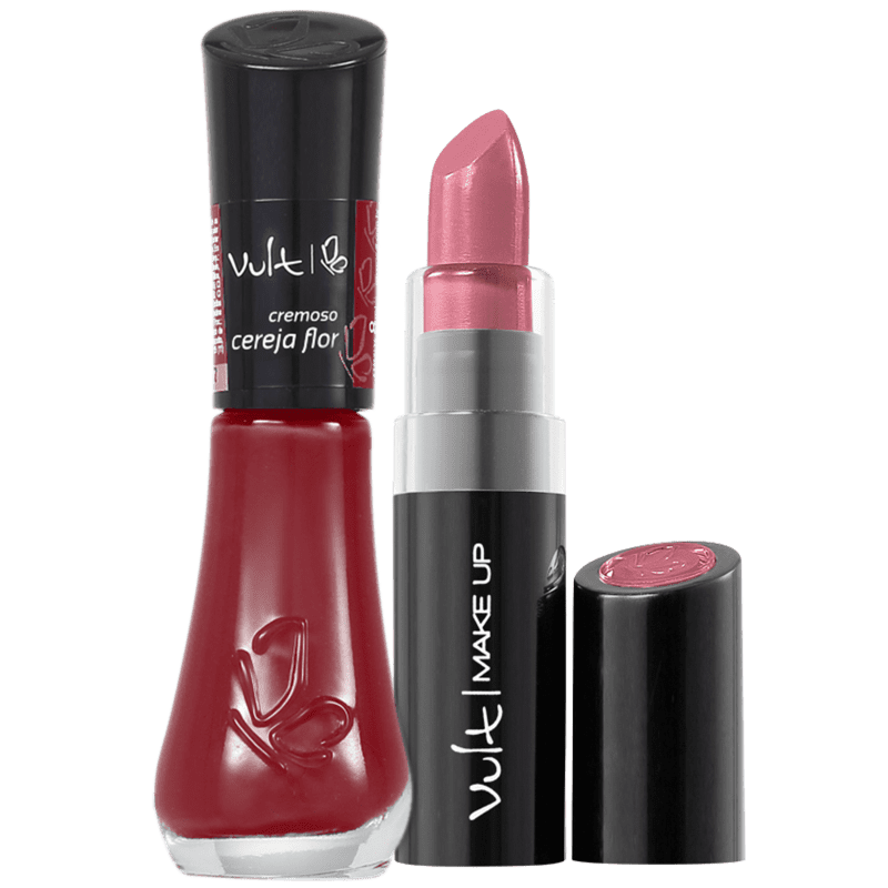 Kit Vult Make Up Cereja Flor Duo (2 produtos)
