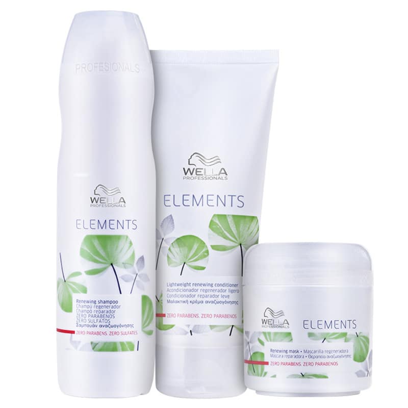 Kit Wella Professionals Elements Renewing Trio (3 Produtos)