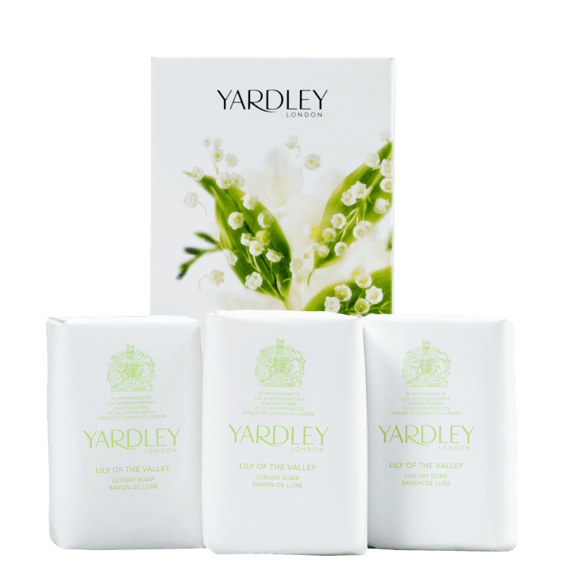 Kit Yardley Lily of the Valley Luxury - Sabonetes em Barra 3x100g