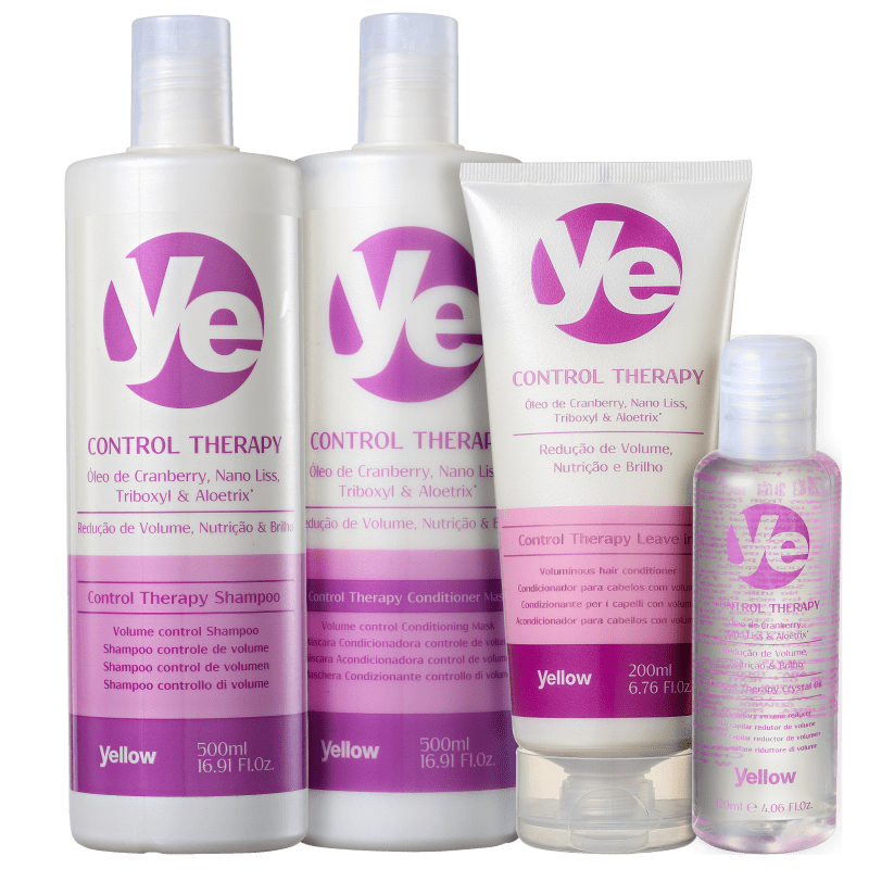 Kit Yellow YE Control Therapy Completo (4 Produtos)