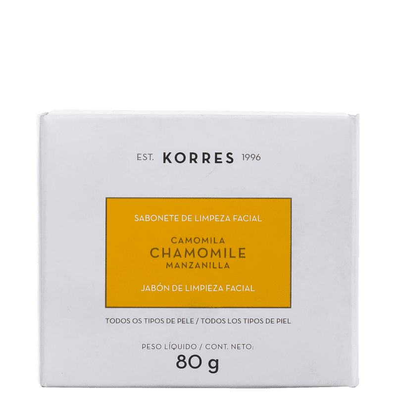 Korres Camomila - Sabonete de Limpeza Facial 80g