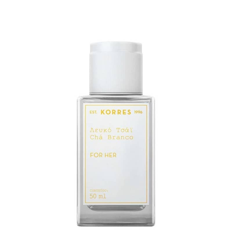 Menor preço em Chá Branco Korres Eau de Cologne - Perfume Feminino 50ml