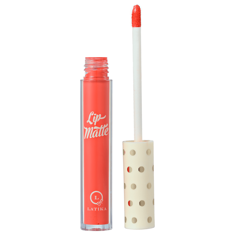 Latika Lip Coral Nº 10 - Batom Líquido Matte 4ml