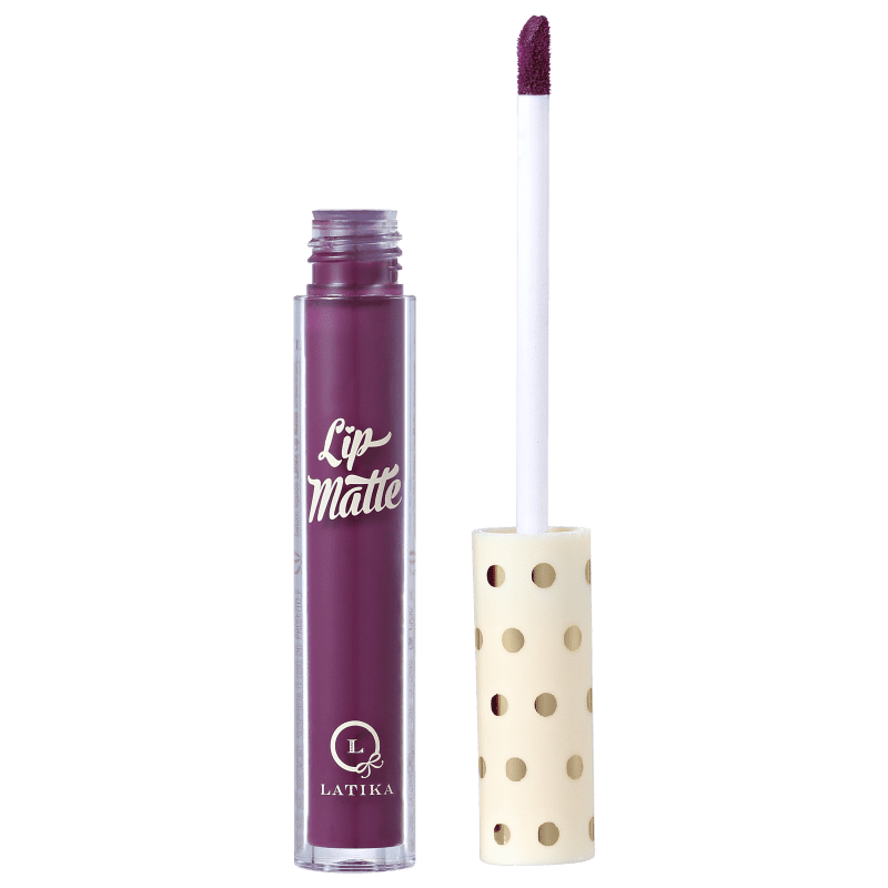 Latika Lip Roxo Nº 21 - Batom Líquido Matte 4ml