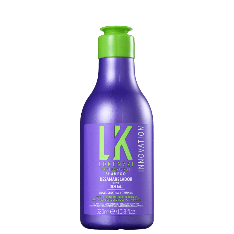 Lokenzzi Silver - Shampoo Desamarelador 320ml