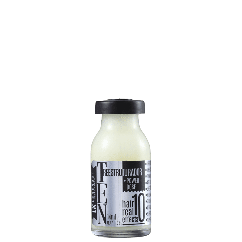 Lokenzzi Ten Power Dose Reestruturante - Ampola Capilar 14ml