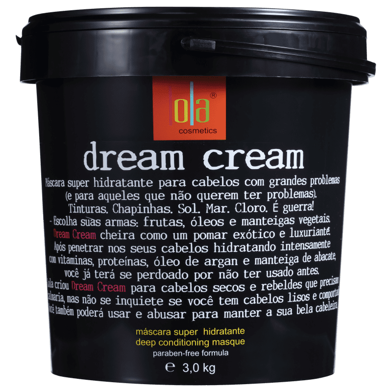 Lola Cosmetics Dream Cream - Máscara de Hidratação 3000g Menor preço em Lola Cosmetics Dream Cream - Máscara de Hidratação 3000g