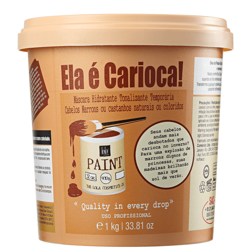 Lola Cosmetics Ela é Carioca - Máscara Tonalizante 1000g Menor preço em Lola Cosmetics Ela é Carioca - Máscara Tonalizante 1000g