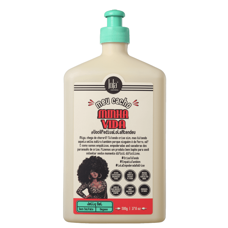Lola Cosmetics Meu Cacho Minha Vida Jelly - Gel Fixador 500g
