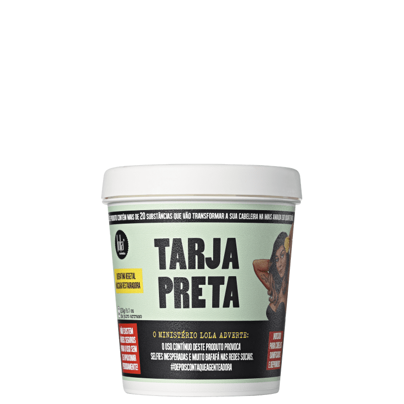 Lola Cosmetics Tarja Preta - Máscara de Reconstrução 230ml