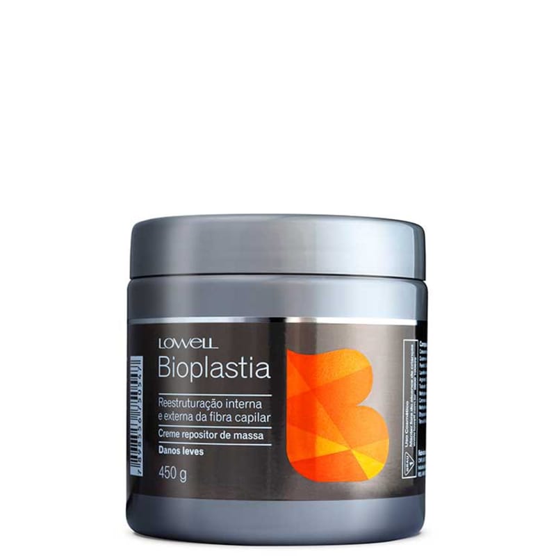 Lowell Bioplastia Creme Repositor de Massa Danos Leves - Máscara Condicionante 450g
