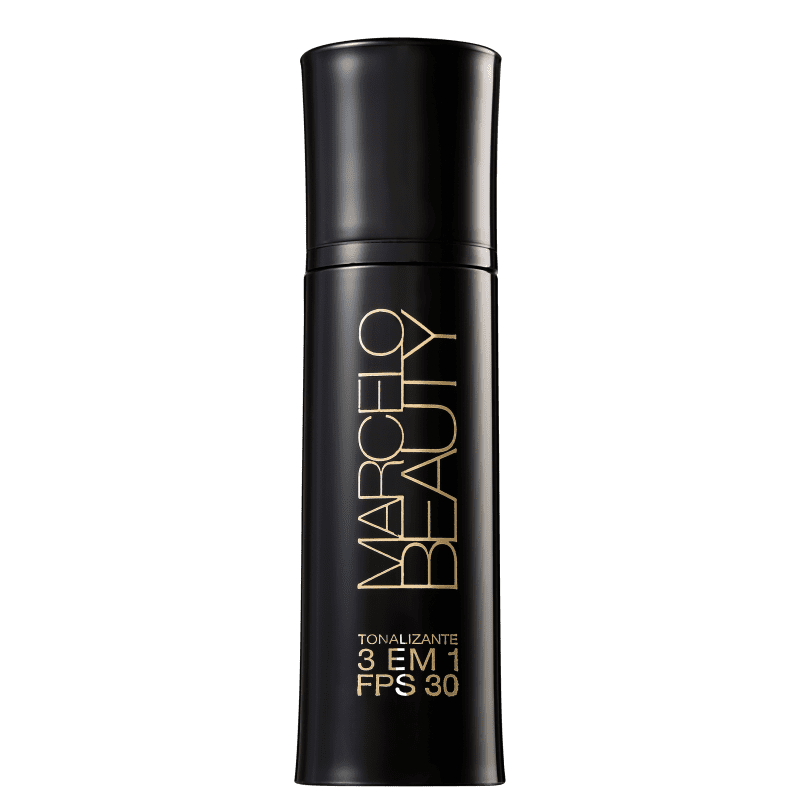Marcelo Beauty Tonalizante 3 em 1 Metal Look FPS 30 Bege Médio - Base 30ml