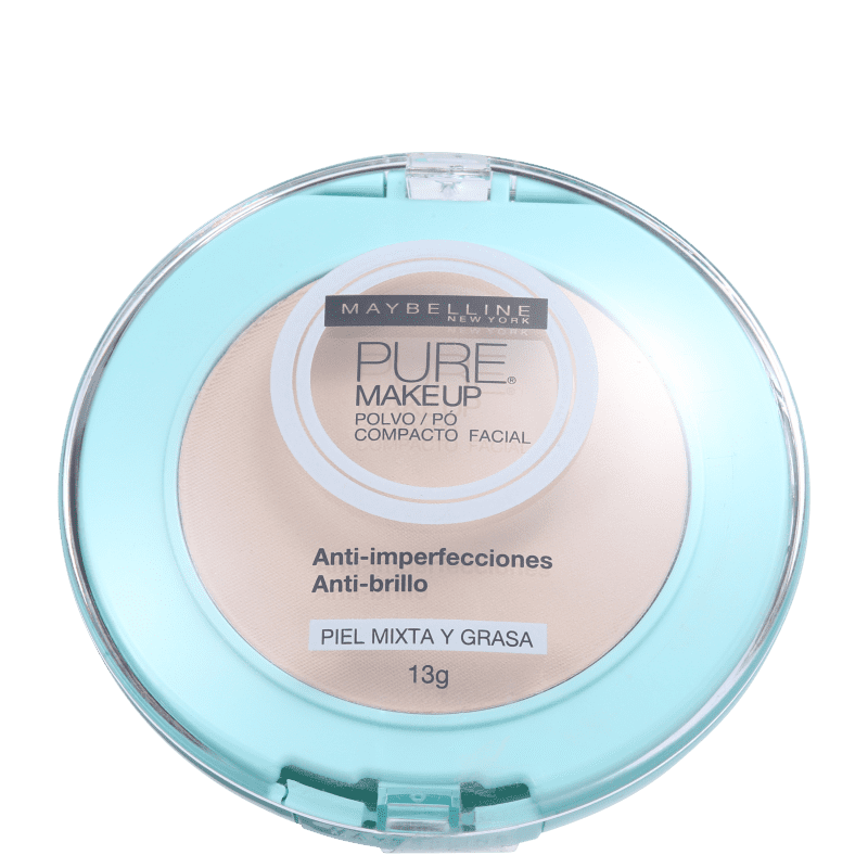 Maybelline Pure Makeup Bege Claro - Pó Compacto Natural 13g