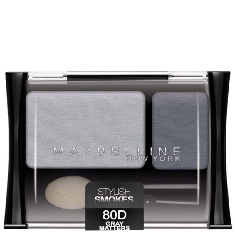 Maybelline Expertwear Eyeshadow 80 Grey Matters - Duo de Sombras 2,4g