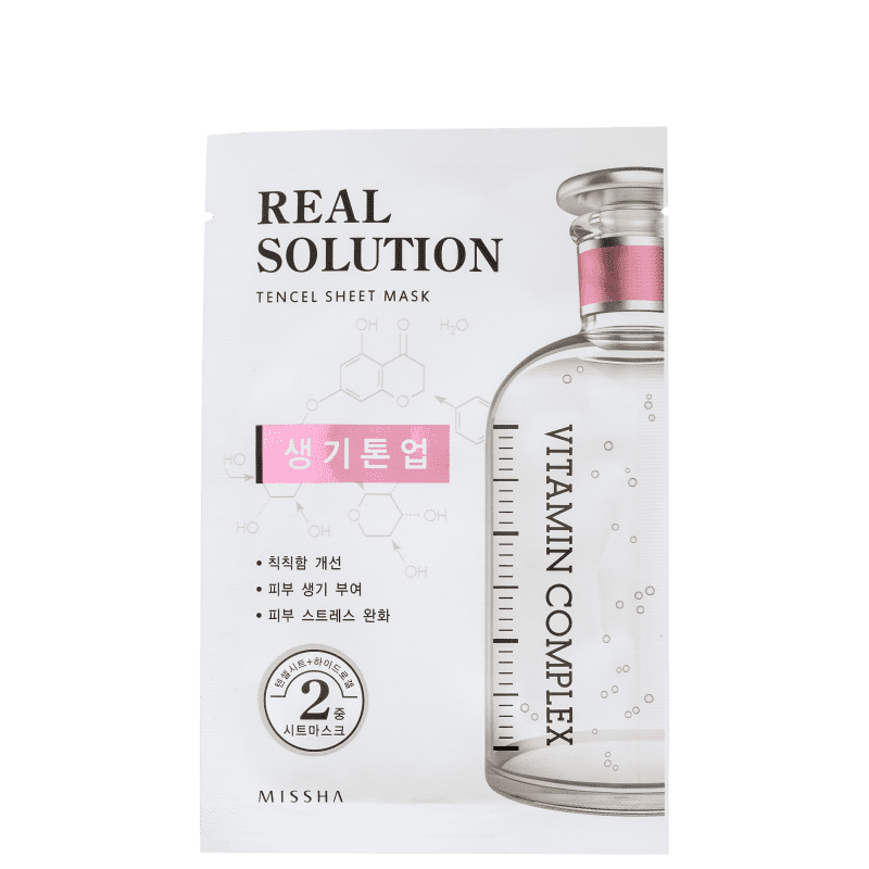 Missha Real Solution Brightening - Máscara Iluminadora 25g