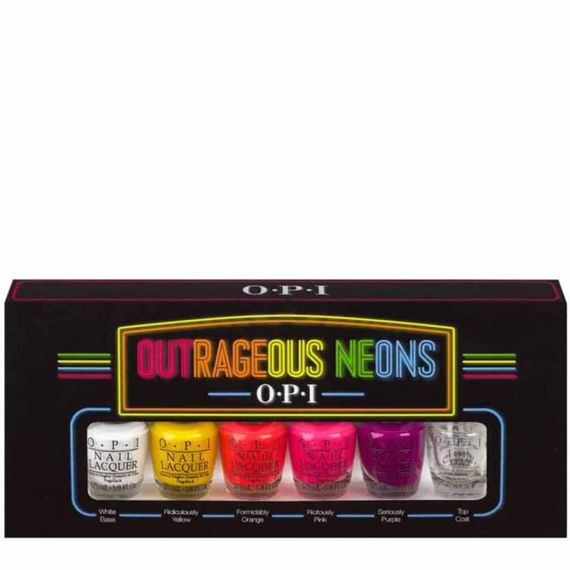 OPI Neon Revolution Outrageous Mini Kit (6 Produtos)