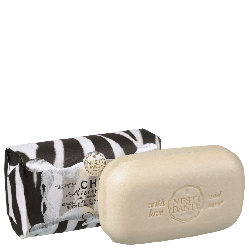 Nesti Dante Chic Animalier White - Sabonete em Barra 250g
