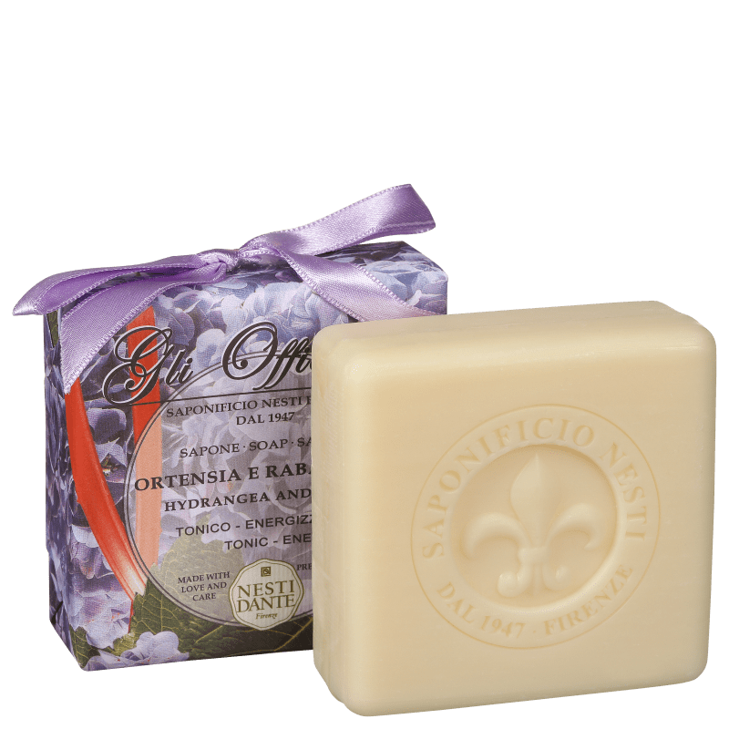 Nesti Dante Gli Officinali Hortensia e Ruibarbo - Sabonete em Barra 200g