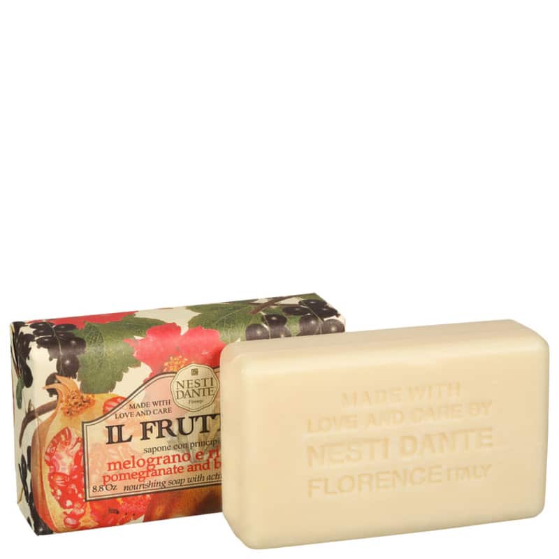 Nesti Dante Il Frutteto Romã e Groselha Preta - Sabonete em Barra 250g