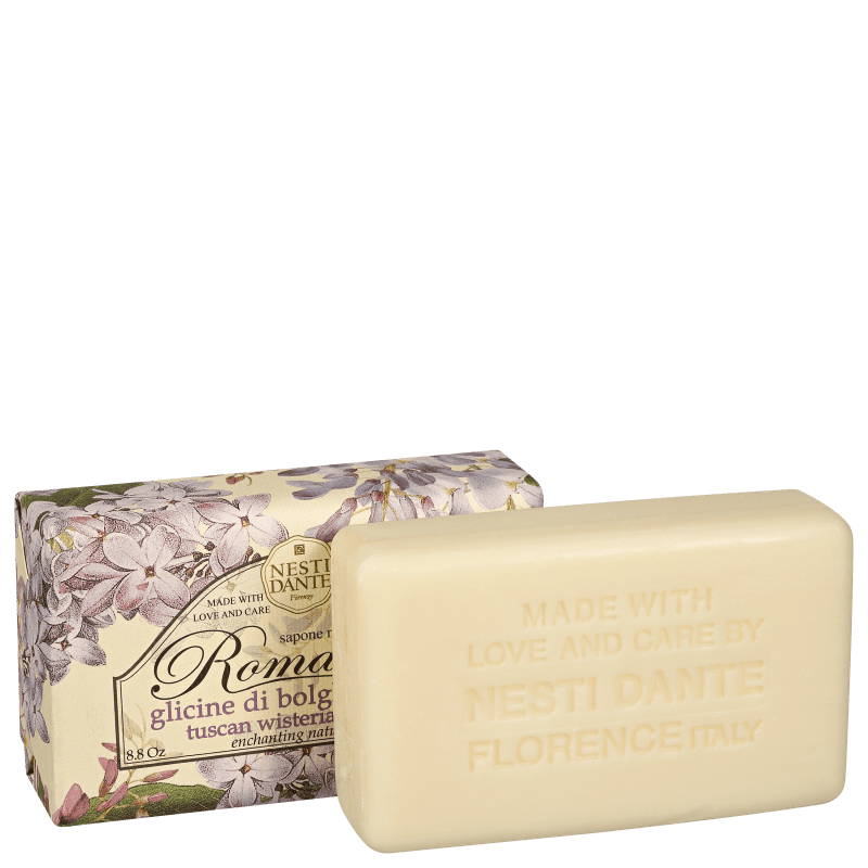 Nesti Dante Romantica Glicina Toscana e Lilás - Sabonete em Barra 250g
