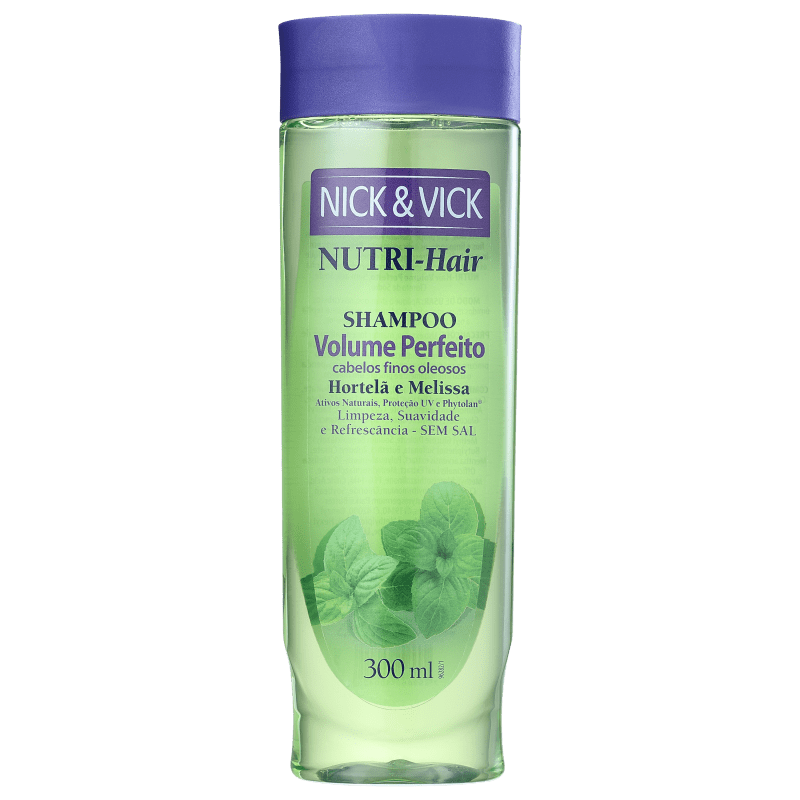 Nick & Vick NUTRI-Hair Volume Perfeito - Shampoo sem Sal 300ml