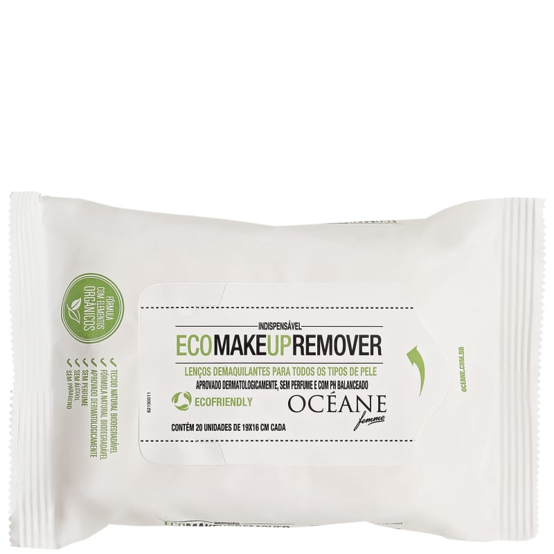 Océane Eco Make Up Remover - Lenço Demaquilante (20unidades)