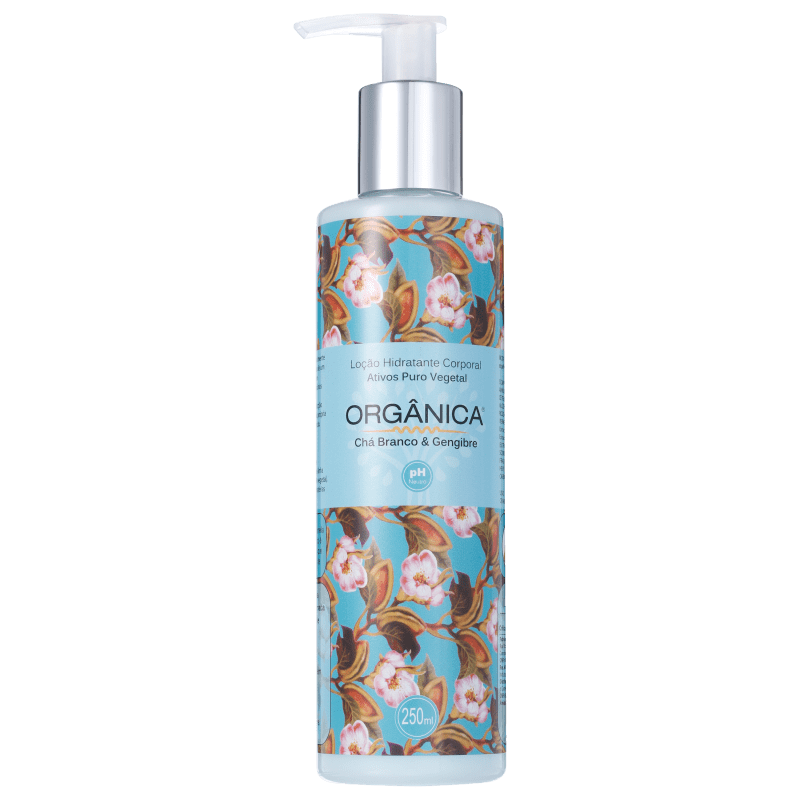 Orgânica Puro Vegetal Chá Branco e Gengibre - Loção Hidratante Corporal 250ml Menor preço em Orgânica Puro Vegetal Chá Branco e Gengibre - Loção Hidratante Corporal 250ml