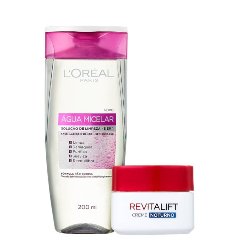 Kit L'Oréal Paris Rotina Firmadora Noturna 2 (2 Produtos)