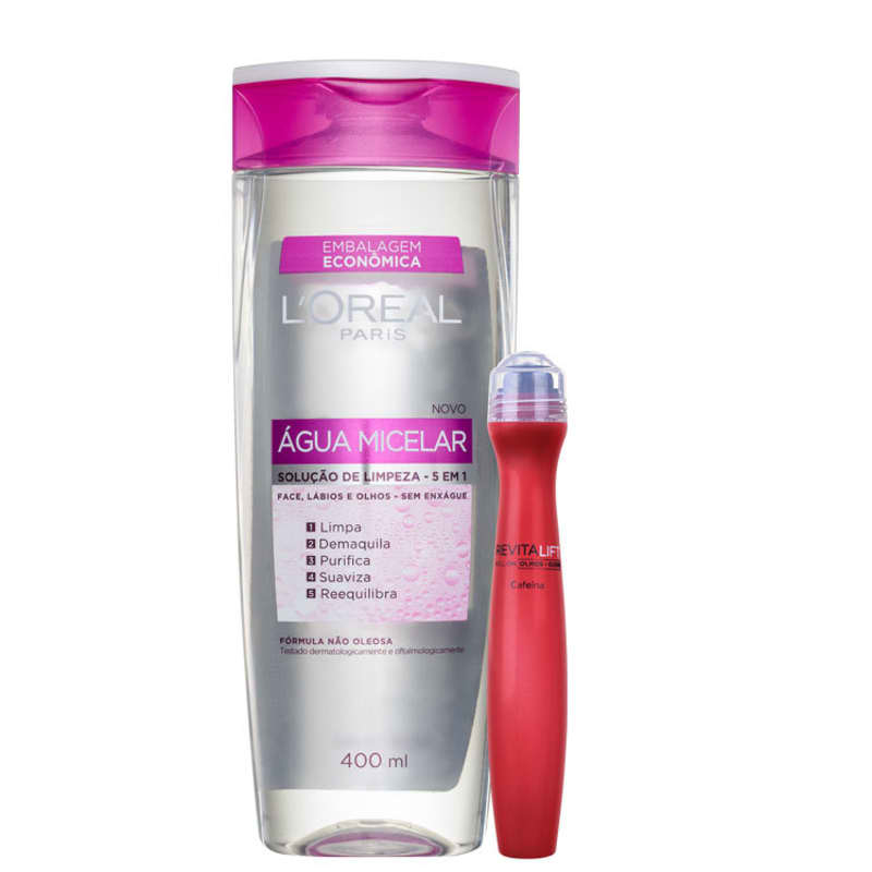 Kit L'Óreal Paris Revitaliza Olhos 3 (2 Produtos)