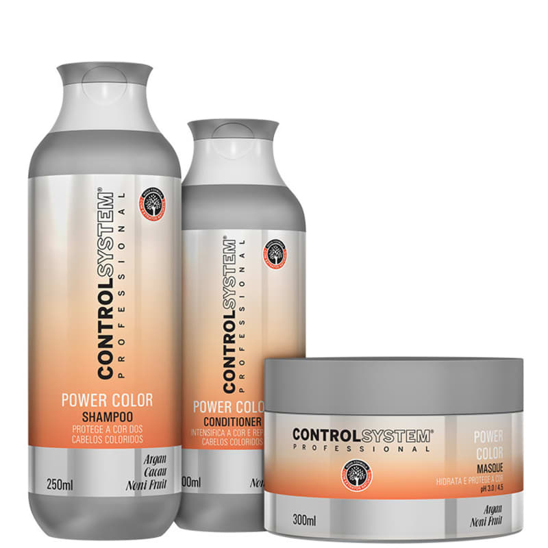 Kit Control System Power Color Professional Treatment (3 Produtos)