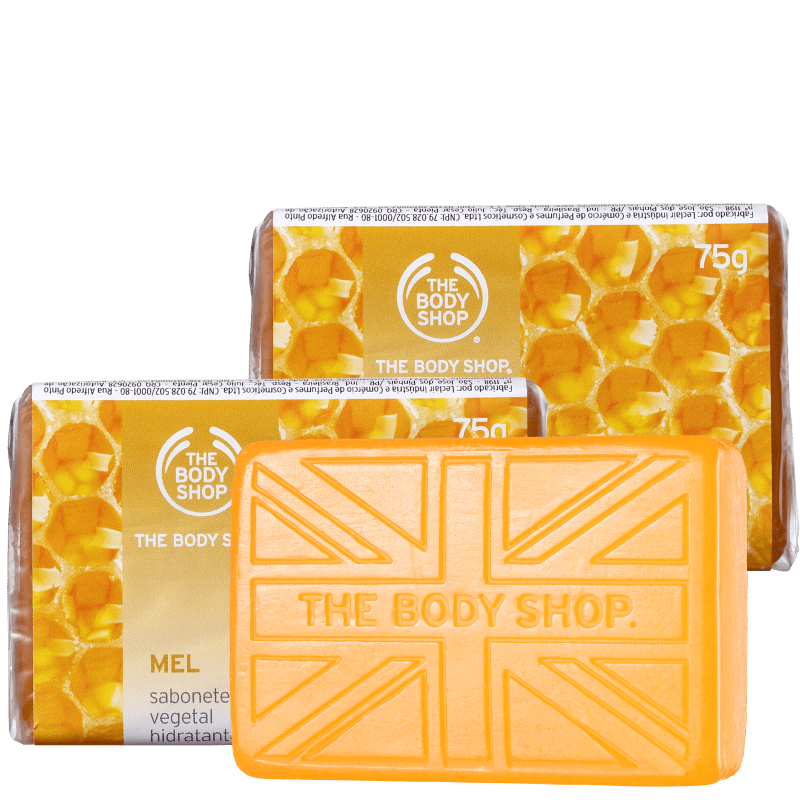 Kit The Body Shop Mel - Sabonetes em Barra 3x75g