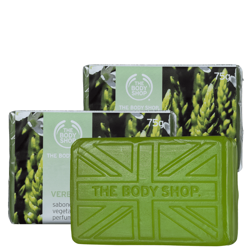 Kit The Body Shop Verbena - Sabonetes em Barra 3x75g