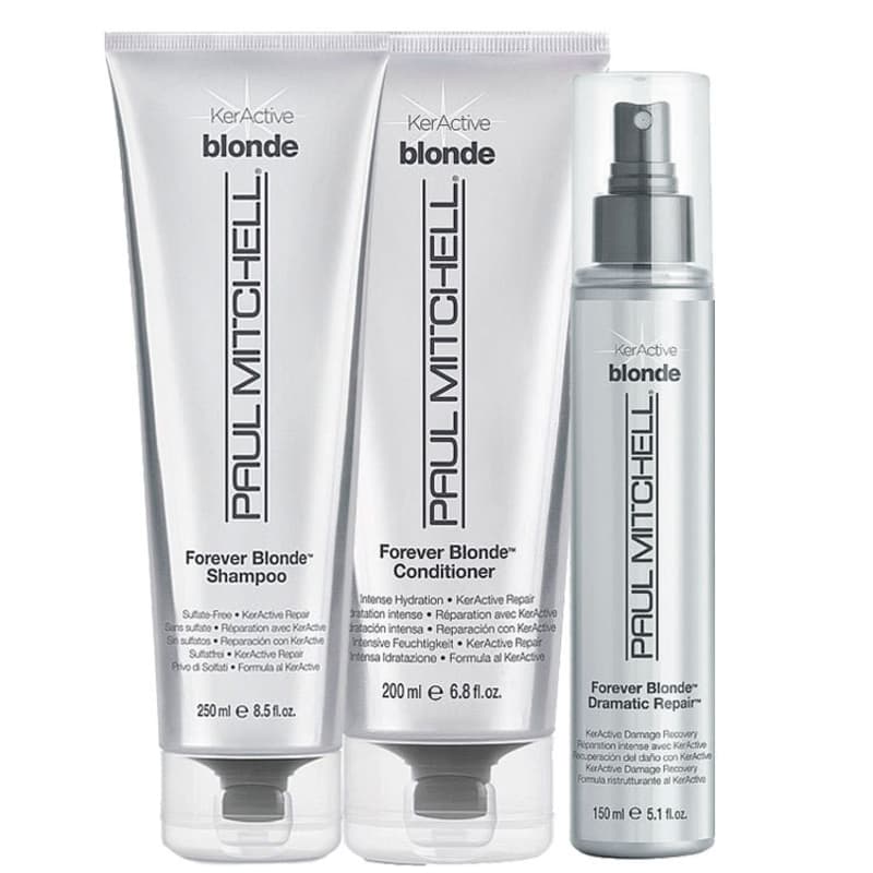 Kit Paul Mitchell Forever Blonde Dramatic (3 Produtos)