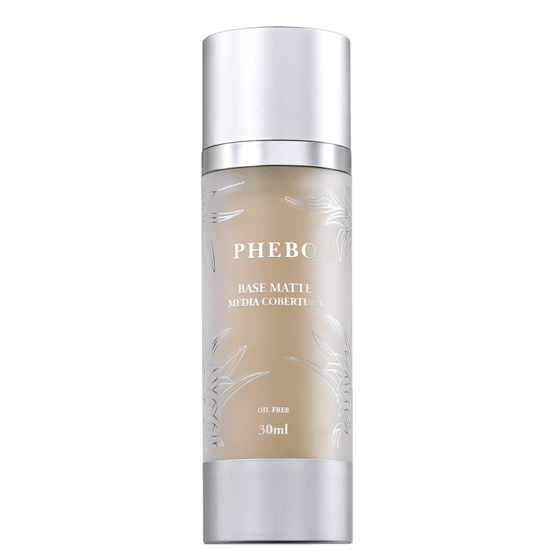 Phebo Matte Média Cobertura Pêssego - Base Líquida 30ml