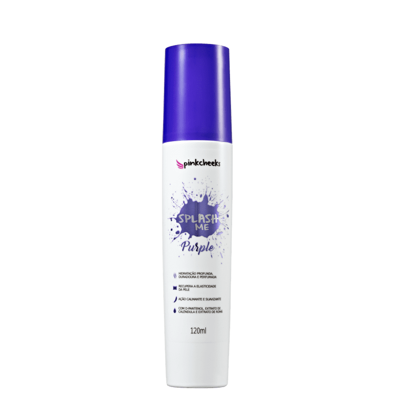 Pink Cheeks Splash Me Purple - Spray Hidratante Corporal 120ml