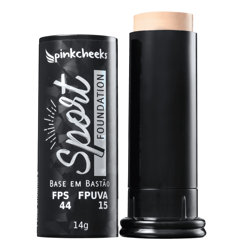 Pink Cheeks Sport FPS44 Bege Neutro - Base em Bastão 14g