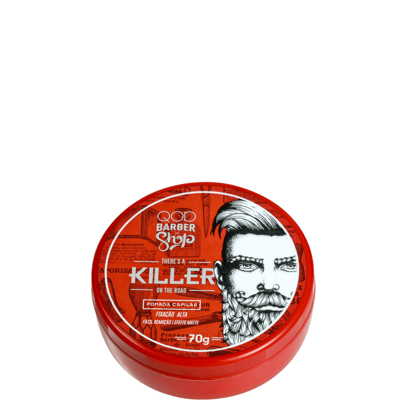 QOD Barber Shop There's A Killer On The Road - Pomada Modeladora 70g