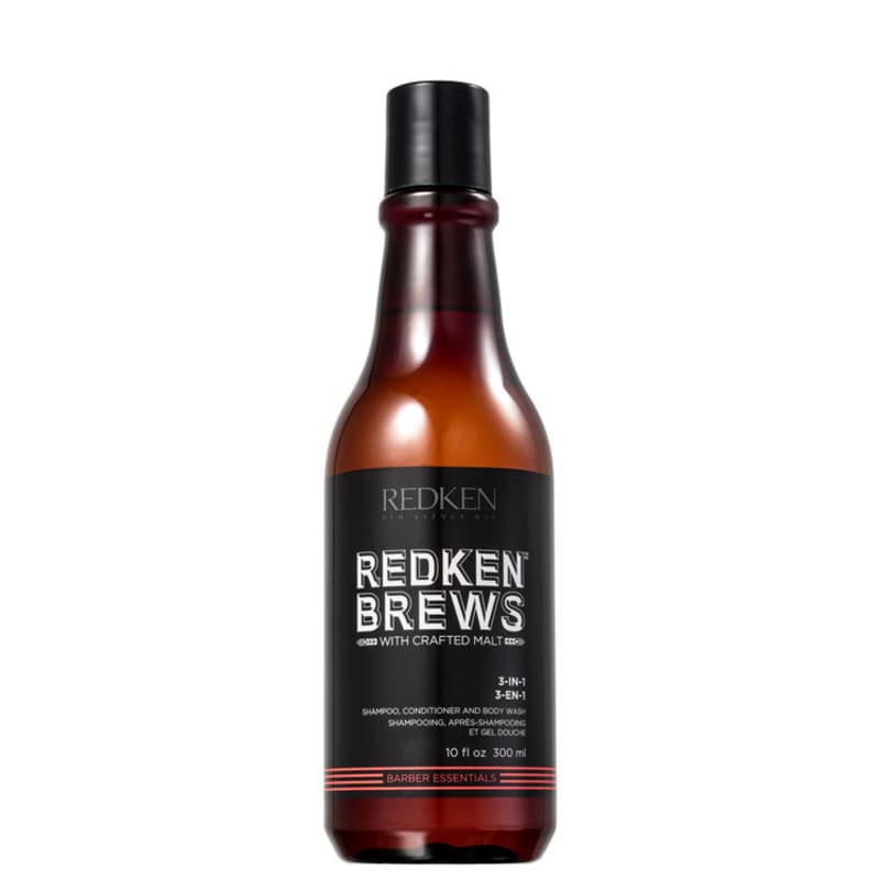 Redken Brews 3-In-1 - Shampoo Multifuncional 300ml