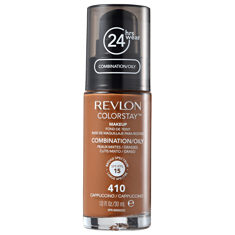 Revlon ColorStay Pele Mista e Oleosa 410 Cappuccino - Base Líquida 30ml