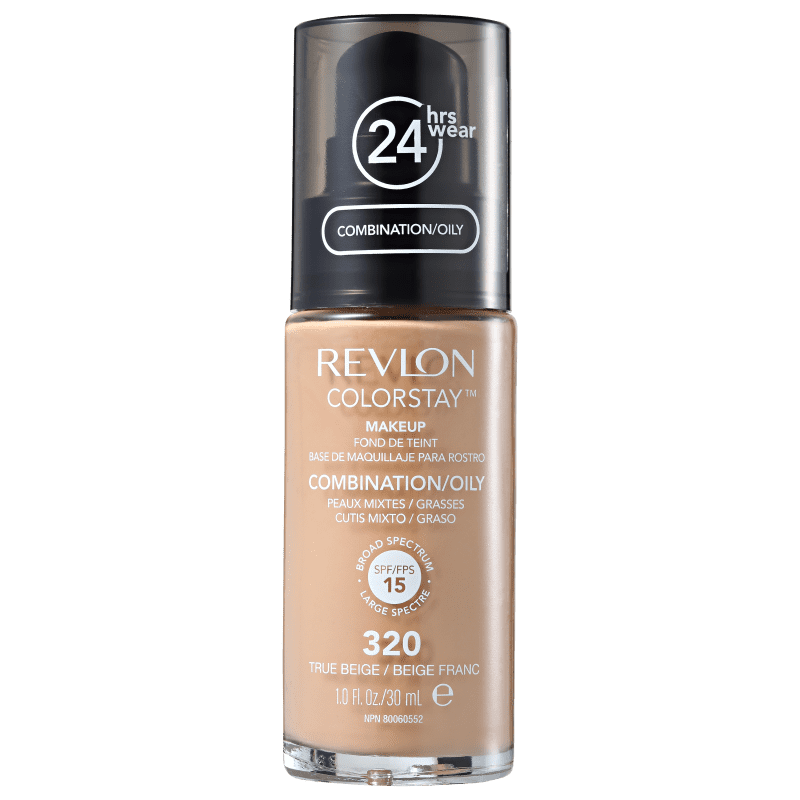 Revlon ColorStay 24 Horas Pele Mista à Oleosa FPS15 320 True Beige - Base Líquida 30ml