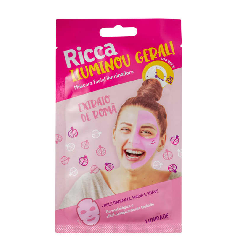 Ricca Iluminou Geral! - Máscara Iluminadora (1 unidade)
