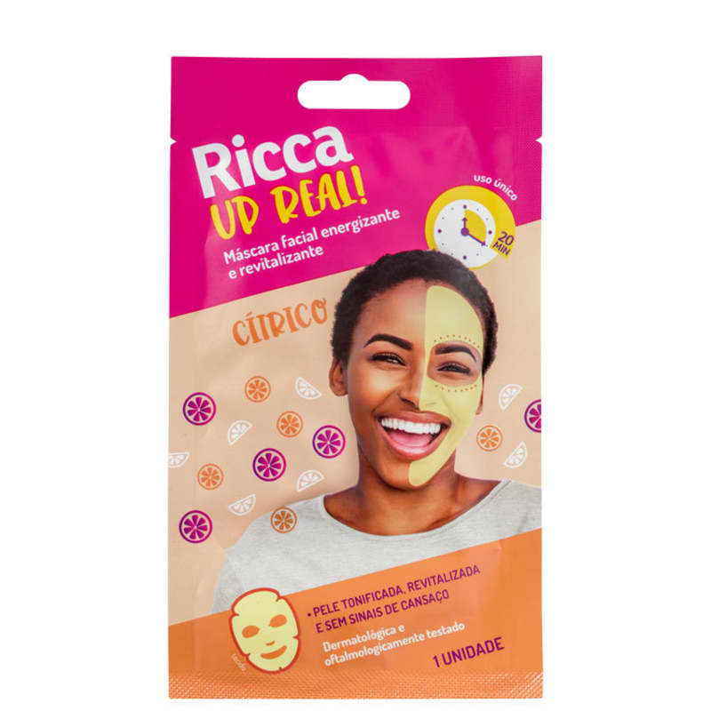 Ricca Up Real! - Máscara Facial (1 unidade) Menor preço em Ricca Up Real! - Máscara Facial (1 unidade)