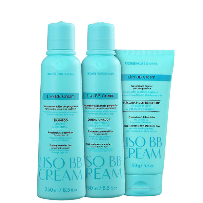 Kit Richée Professional BB Cream Hair Care (3 Produtos) Menor preço em Kit Richée Professional BB Cream Hair Care (3 Produtos)