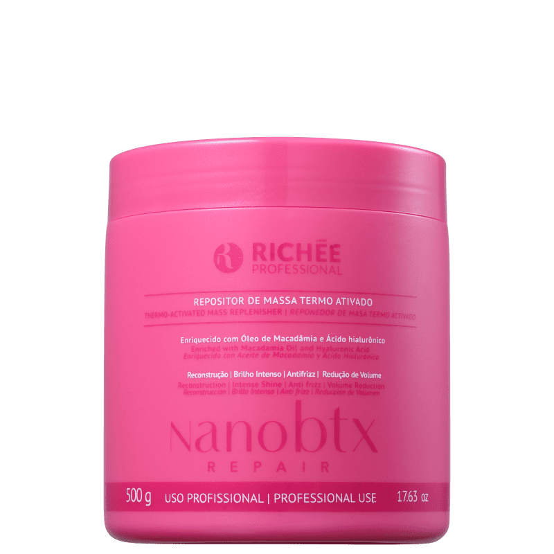 Richée Professional Nano Btx Repair - Repositor de Massa Capilar 500g
