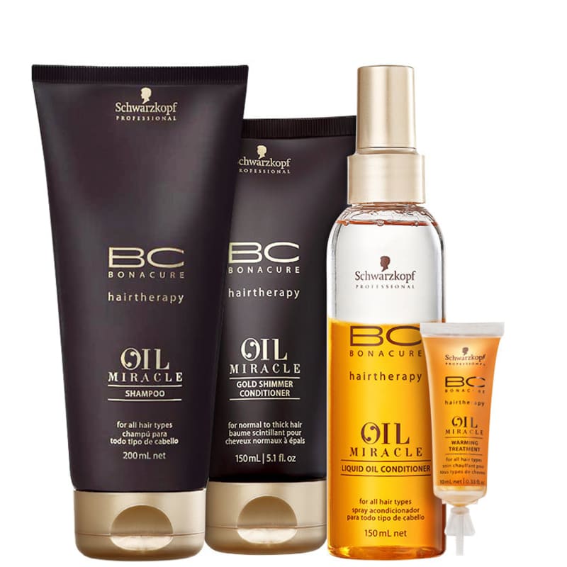 Kit Schwarzkopf Professional BC Bonacure Oil Miracle (4 Produtos)